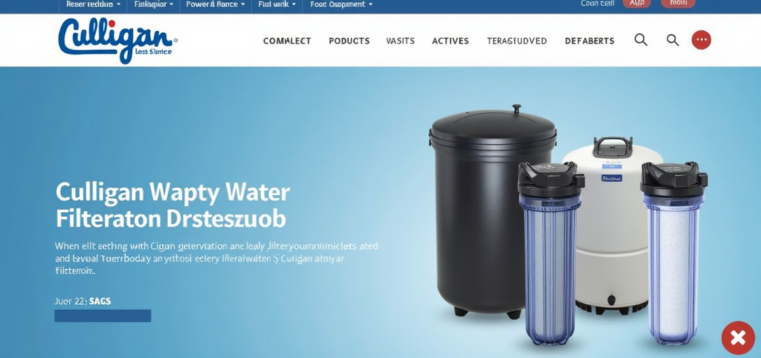 Discover Exclusive 2026 Deals on Culligan Water Filtration Systems