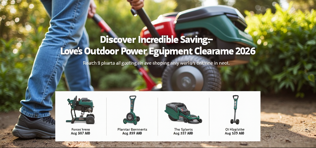 Discover Incredible Savings: Lowe's Outdoor Power Equipment Clearance Event 2026