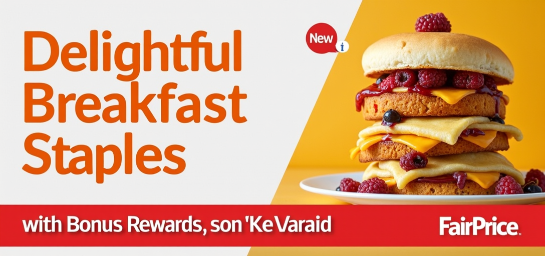 Discover Delightful Breakfast Staples with Bonus Rewards at FairPrice