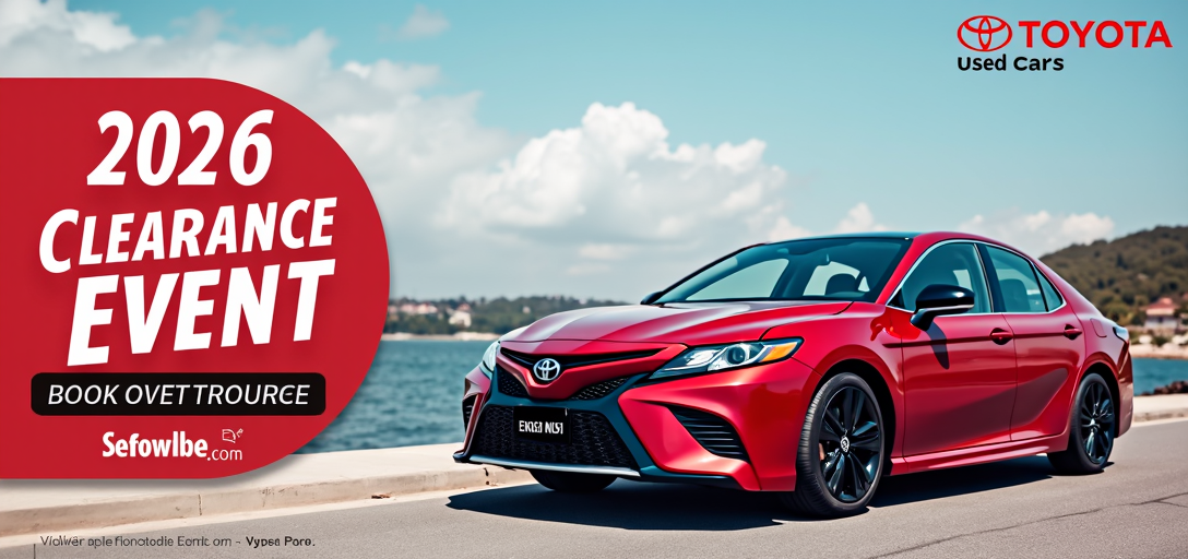 Discover Amazing Deals: Arnold Clark's 2026 Clearance Event on Toyota Used Cars