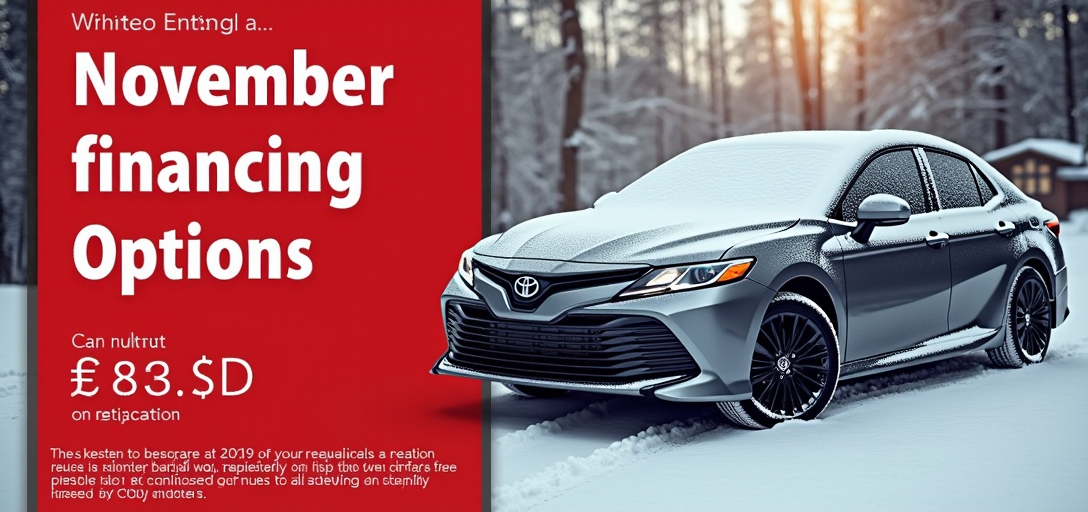 Exciting November Financing Options on Select Toyota Models