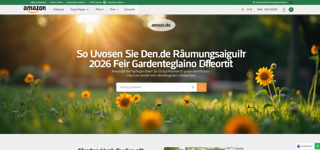 So Nutzen Sie Den Amazon.de Räumungsverkauf 2026 Für Gartengeräte Effektiv