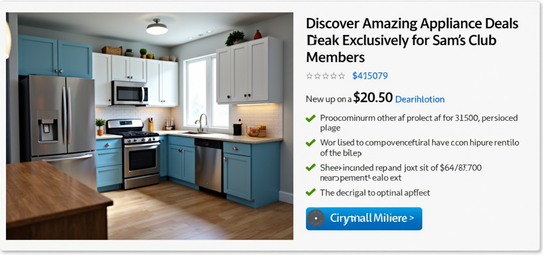 Discover Amazing Appliance Deals Exclusively for Sam's Club Members