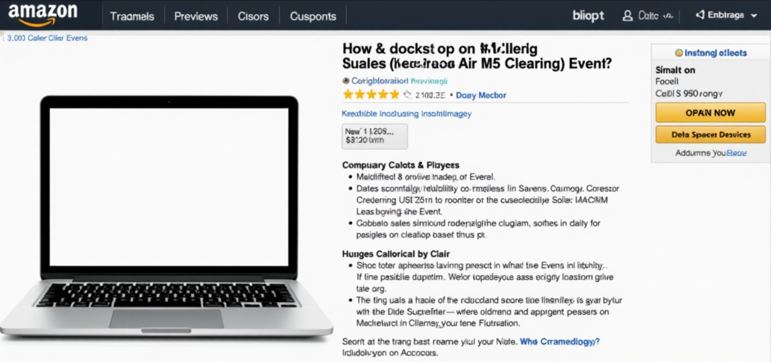 Unbeatable Savings on Amazon: MacBook Air M5 Clearance Event