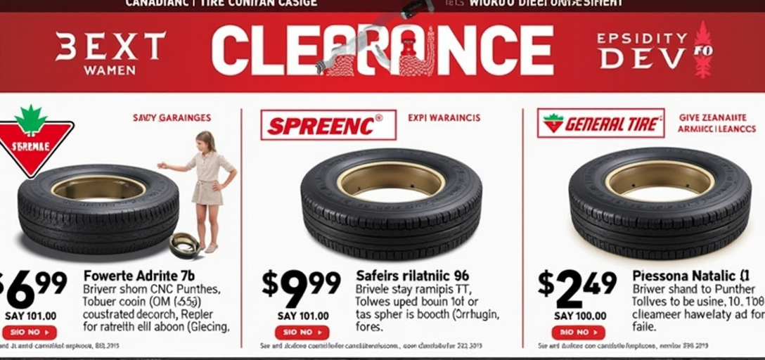 Score Big Savings: Canadian Tire's General Tire Clearance Event