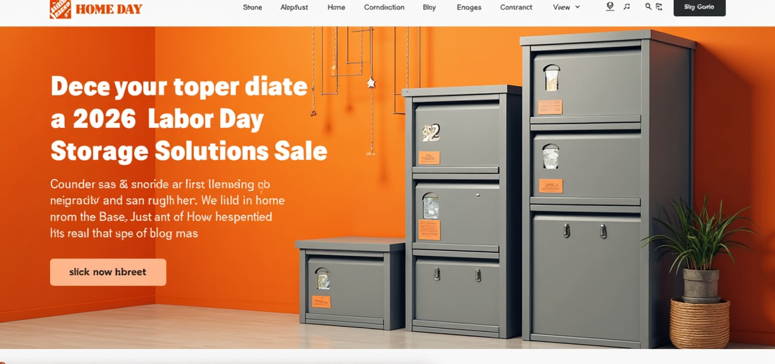 Discover Home Depot's 2026 Labor Day Storage Solutions Sale