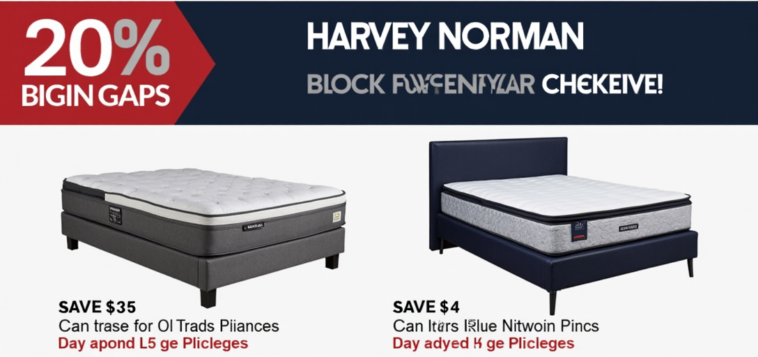 Discover Incredible Savings with Harvey Norman's Early Black Friday Mattress Deals