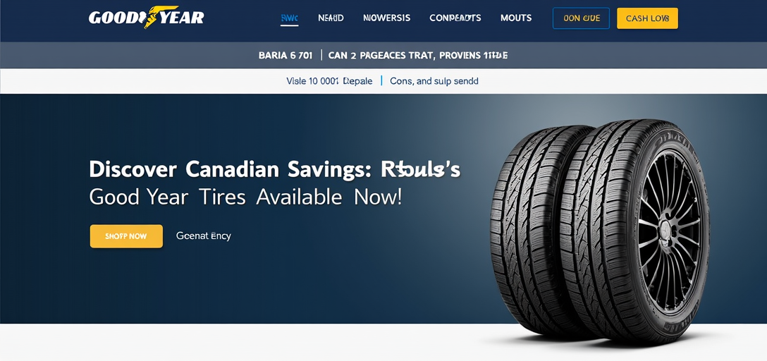 Discover Canadian Savings: Rebates on Select Goodyear Tires Available Now