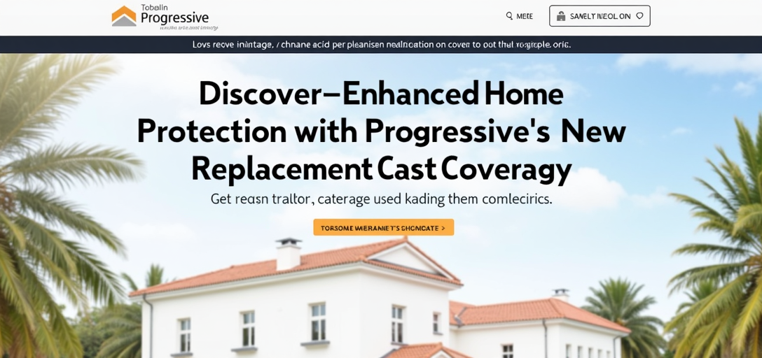 Discover Enhanced Home Protection with Progressive's New Replacement Cost Coverage