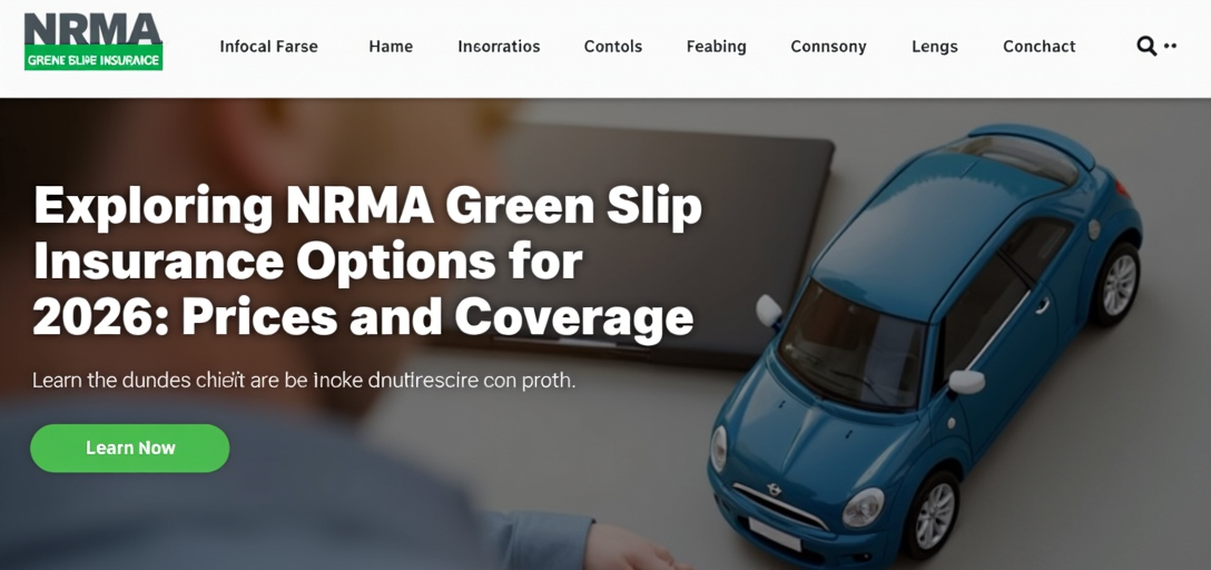 Exploring NRMA Green Slip Insurance Options for 2026: Prices and Coverage