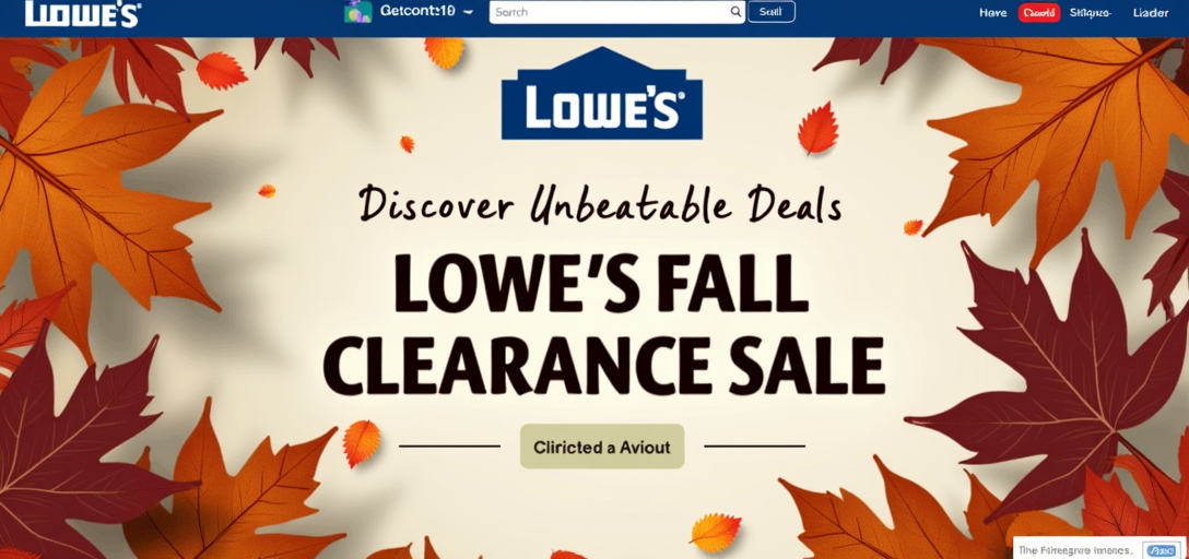 Discover Unbeatable Deals at the Lowe's Fall Clearance Sale