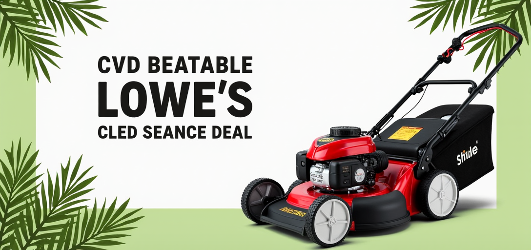 Explore Unbeatable Lowe's Clearance Deals on Outdoor Power Equipment and Mowers