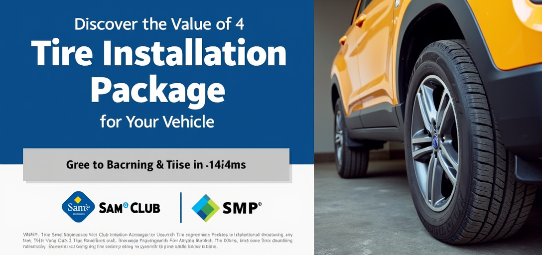 Discover the Value of Sam’s Club 4 Tire Installation Package for Your Vehicle