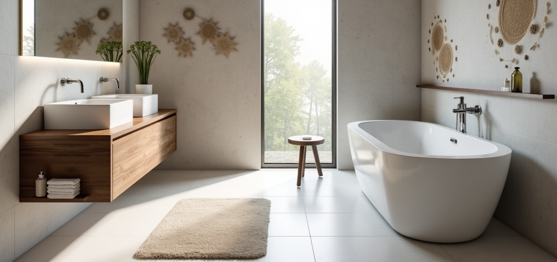 5 Innovative Bathroom Flooring Ideas That Are Making Rugs Obsolete