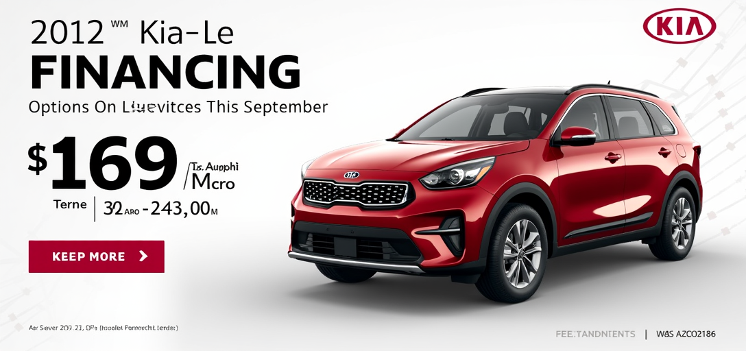 Discover Kia's Exciting Financing Options on Select Models This September