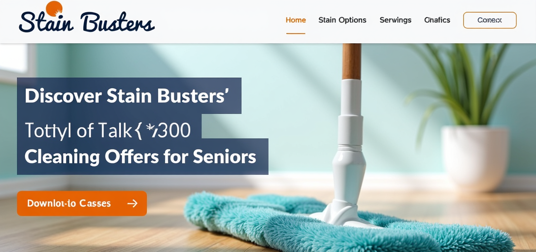 Discover Stain Busters' Exclusive Home Cleaning Offers for Seniors