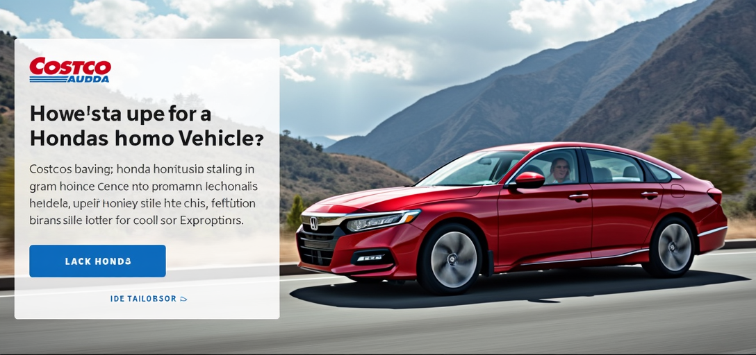 Discover Exclusive Savings on Honda Vehicles with the Costco Auto Program