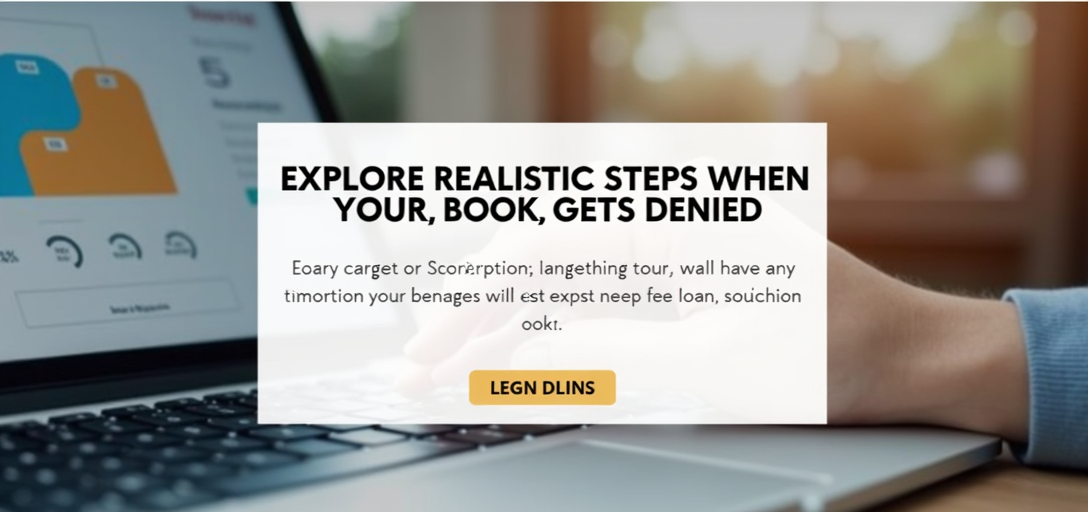 Explore Realistic Steps When Your Loan Gets Denied