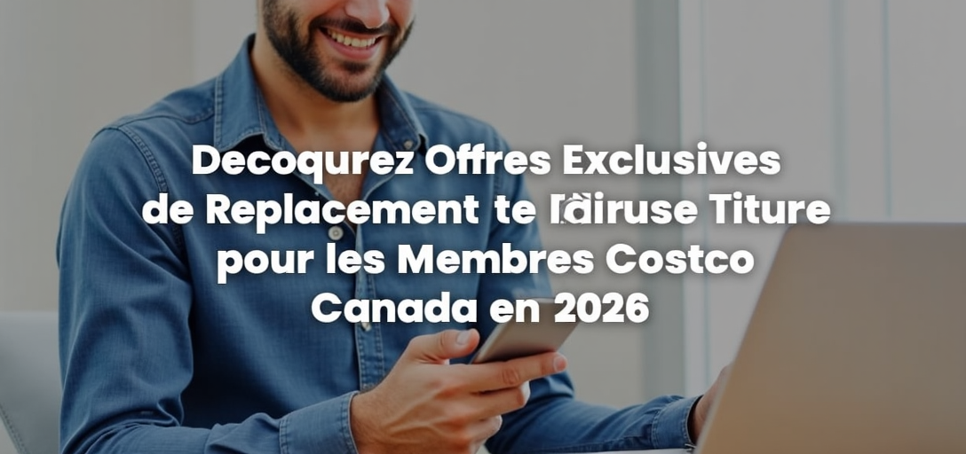 Découvrez Les Offres Exclusives de Remplacement de Toiture pour les Membres Costco Canada en 2026