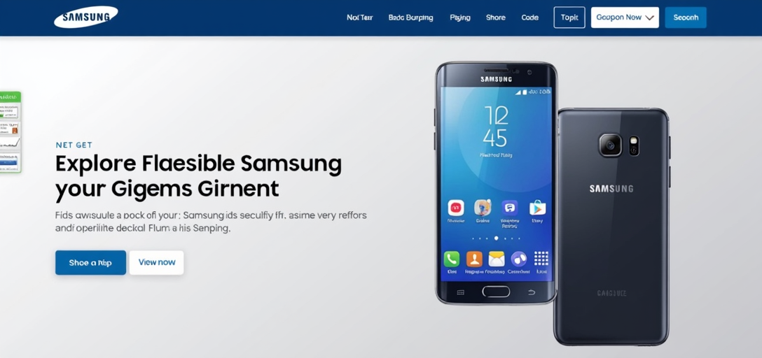 Explore Flexible Samsung Phone Financing with Buy Now Pay Later Deals
