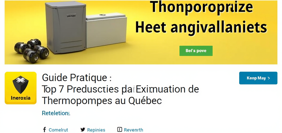 Guide Pratique : Top 7 des Experts en Installation de Thermopompes au Québec