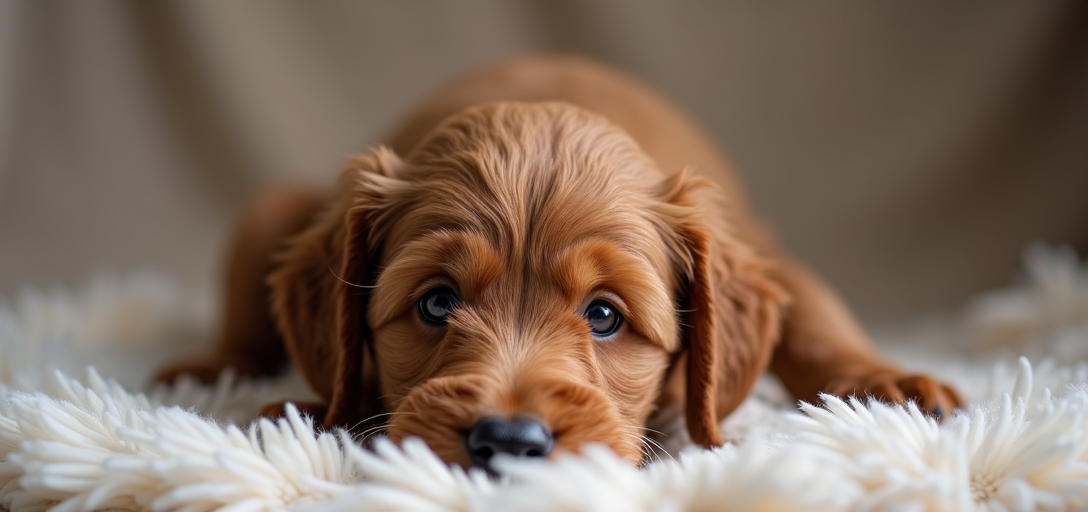 Discover the Irresistible Charm of the 5-Week-Old Lagotto Romagnolo Puppy
